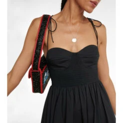 Staud Landry Cotton Midi Dress -REBECCA VALLANCE Sales unnamed file 686