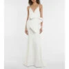 Rebecca Vallance Bridal Genevieve Bow-trimmed Crêpe Gown -REBECCA VALLANCE Sales unnamed file 688