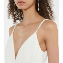 Rebecca Vallance Bridal Genevieve Bow-trimmed Crêpe Gown -REBECCA VALLANCE Sales unnamed file 690