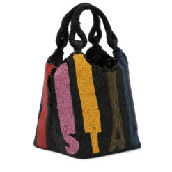 Staud Côte Beaded Tote Bag -REBECCA VALLANCE Sales unnamed file 703