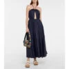 Staud Danielle Halterneck Cutout Midi Dress -REBECCA VALLANCE Sales unnamed file 715
