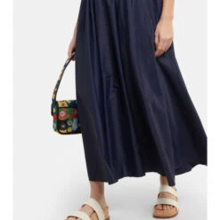 Staud Danielle Halterneck Cutout Midi Dress -REBECCA VALLANCE Sales unnamed file 719