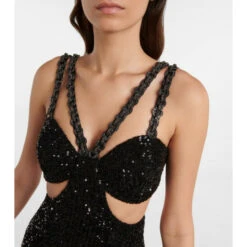 Rebecca Vallance Missing Hours Sequined Midi Dress -REBECCA VALLANCE Sales unnamed file 722