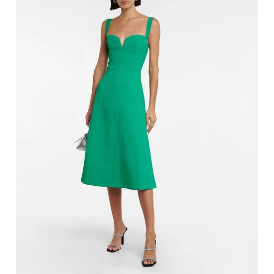 Rebecca Vallance Dionne Crêpe Midi Dress 3 Rebecca Vallance Dionne Crêpe Midi Dress