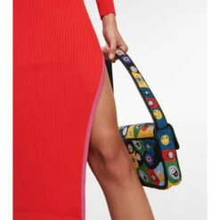 Staud Ribbed-knit Midi Dress -REBECCA VALLANCE Sales unnamed file 753