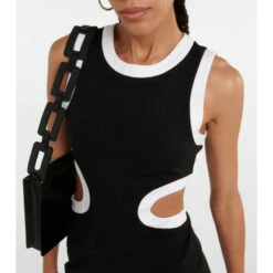 Staud Dolce Cutout Jersey Minidress -REBECCA VALLANCE Sales unnamed file 760