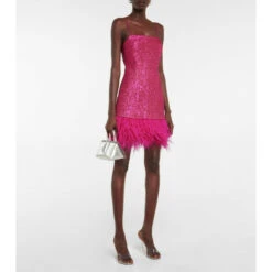 Rebecca Vallance Missing Hours Sequined Minidress