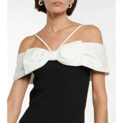 Rebecca Vallance Hepburn Off-shoulder Bow Dress -REBECCA VALLANCE Sales unnamed file 777
