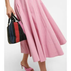 Staud Wells Pleated Midi Dress -REBECCA VALLANCE Sales unnamed file 79