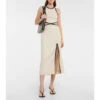 Staud Delmore Linen Midi Dress -REBECCA VALLANCE Sales unnamed file 797