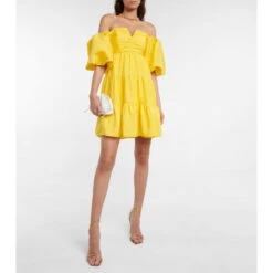 Rebecca Vallance Izzy Silk Taffeta Minidress