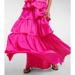 Staud Rylie Ruffled Maxi Dress -REBECCA VALLANCE Sales unnamed file 831