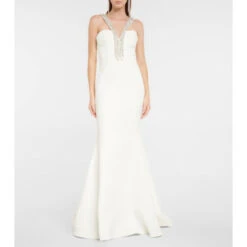 Rebecca Vallance Crystal-embellished Gown