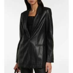Staud Madden Faux Leather Blazer 11 Staud Madden Faux Leather Blazer -REBECCA VALLANCE Sales unnamed file 860