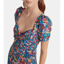 Staud Lea Crêpe Floral Maxi Dress -REBECCA VALLANCE Sales unnamed file 866