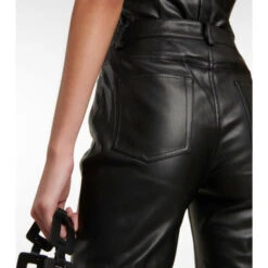 Staud Chisel Straight Faux Leather Pants -REBECCA VALLANCE Sales unnamed file 895