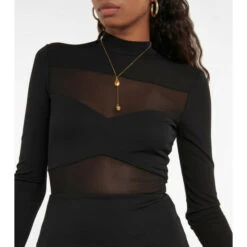 Staud Falcon Mockneck Jersey Minidress -REBECCA VALLANCE Sales unnamed file 901