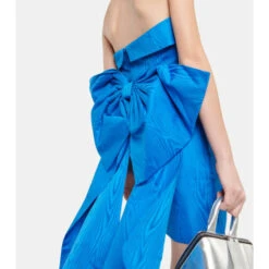 Rebecca Vallance Malone Bow-trimmed Taffeta Minidress -REBECCA VALLANCE Sales unnamed file 924