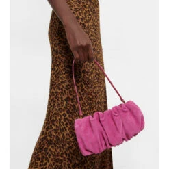 Staud Bean Suede Shoulder Bag