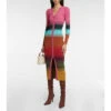 Staud Shoko Ribbed-knit Striped Midi Dress -REBECCA VALLANCE Sales unnamed file 943