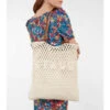 Staud Porte Crochet Tote Bag -REBECCA VALLANCE Sales unnamed file 948