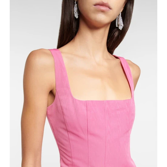 Staud Portrait Moiré Maxi Dress 5 Staud Portrait Moiré Maxi Dress - Image 3