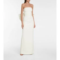 Rebecca Vallance Bridal Rosette Crêpe Gown