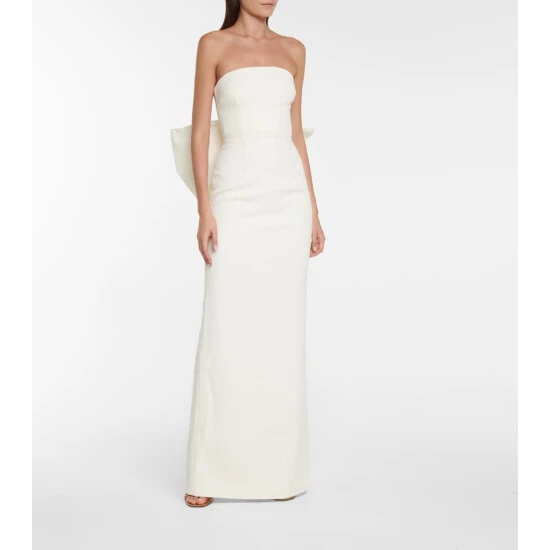 Rebecca Vallance Bridal Rosette Crêpe Gown 3 Rebecca Vallance Bridal Rosette Crêpe Gown